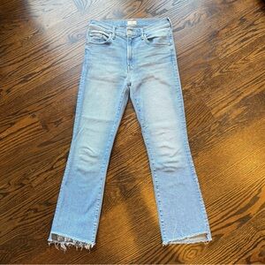 MOTHER The Insider Step Crop Fray in Limited Edition, Size 29